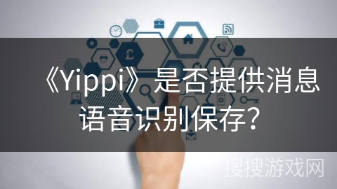 《Yippi》是否提供消息语音识别保存？