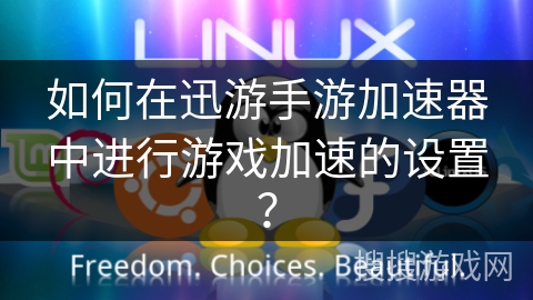 如何在迅游手游加速器中进行游戏加速的设置？