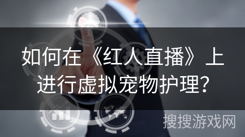 如何在《红人直播》上进行虚拟宠物护理？