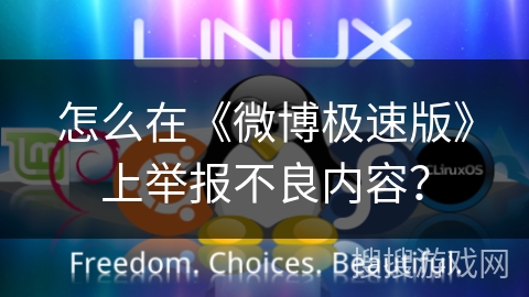 怎么在《微博极速版》上举报不良内容？