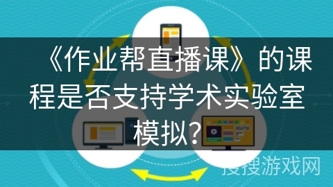 《作业帮直播课》的课程是否支持学术实验室模拟？