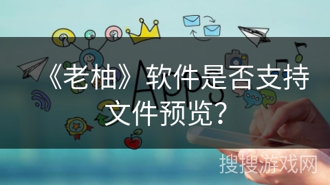 《老柚》软件是否支持文件预览？