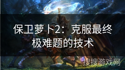 保卫萝卜2：克服最终极难题的技术