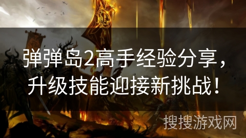 弹弹岛2高手经验分享，升级技能迎接新挑战！