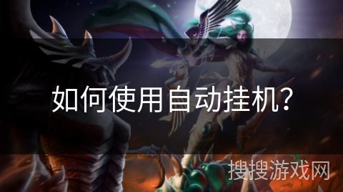 如何使用自动挂机？