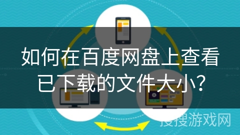 如何在百度网盘上查看已下载的文件大小？