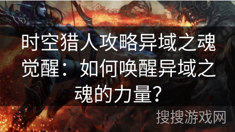 时空猎人攻略异域之魂觉醒：如何唤醒异域之魂的力量？