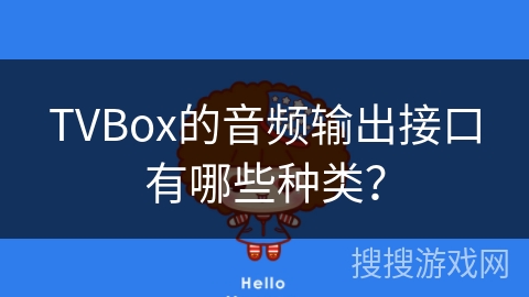 TVBox的音频输出接口有哪些种类？