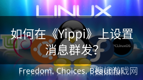 如何在《Yippi》上设置消息群发？