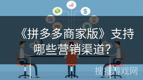 《拼多多商家版》支持哪些营销渠道？