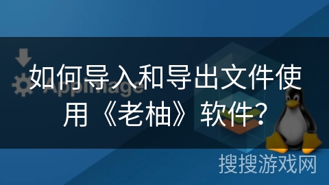 如何导入和导出文件使用《老柚》软件？