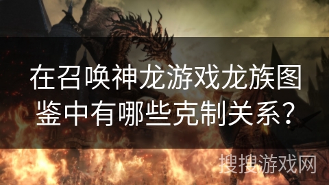 在召唤神龙游戏龙族图鉴中有哪些克制关系？