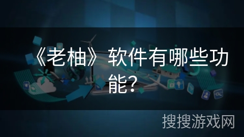 《老柚》软件有哪些功能？