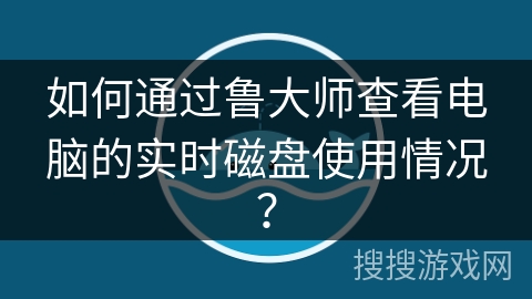 如何通过鲁大师查看电脑的实时磁盘使用情况？