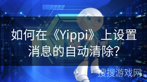 如何在《Yippi》上设置消息的自动清除？