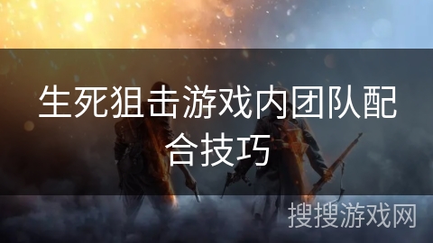 生死狙击游戏内团队配合技巧