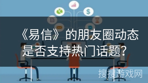 《易信》的朋友圈动态是否支持热门话题？