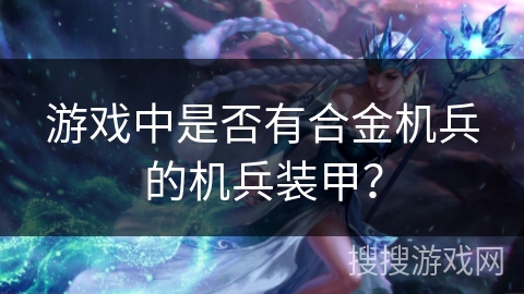 游戏中是否有合金机兵的机兵装甲？