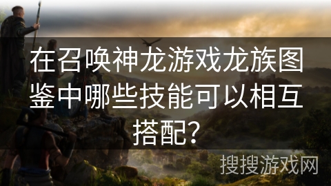 在召唤神龙游戏龙族图鉴中哪些技能可以相互搭配? 在召唤神龙游戏龙族图鉴中哪些技能可以相互搭配?