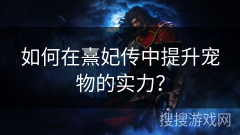 如何在熹妃传中提升宠物的实力？