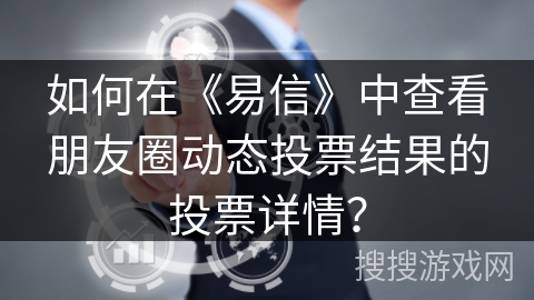 如何在《易信》中查看朋友圈动态投票结果的投票详情？