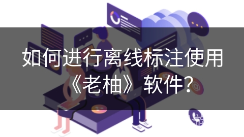 如何进行离线标注使用《老柚》软件？