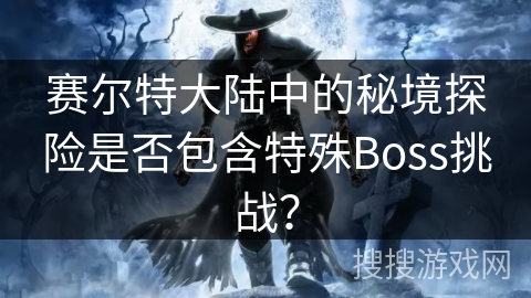 赛尔特大陆中的秘境探险是否包含特殊Boss挑战？