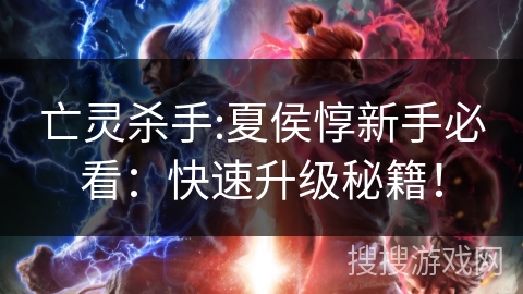 亡灵杀手:夏侯惇新手必看：快速升级秘籍！
