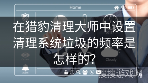 在猎豹清理大师中设置清理系统垃圾的频率是怎样的？