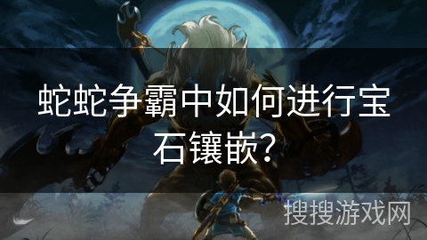 蛇蛇争霸中如何进行宝石镶嵌？