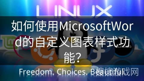 如何使用MicrosoftWord的自定义图表样式功能？