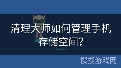 清理大师如何管理手机存储空间？