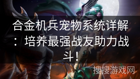 合金机兵宠物系统详解：培养最强战友助力战斗！