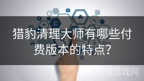 猎豹清理大师有哪些付费版本的特点？
