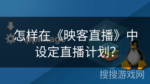 怎样在《映客直播》中设定直播计划？