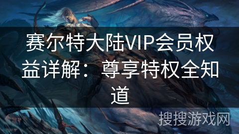 赛尔特大陆VIP会员权益详解:尊享特权全知道 赛尔特大陆VIP会员权益详解:尊享特权全知道
