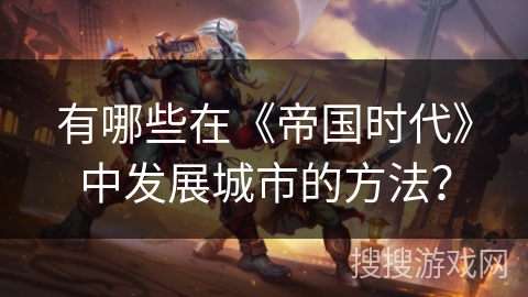 有哪些在《帝国时代》中发展城市的方法？