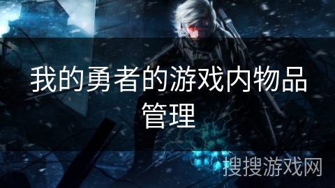 我的勇者的游戏内物品管理