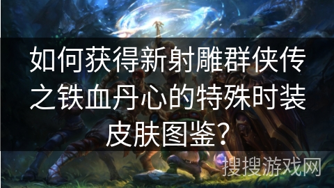 如何获得新射雕群侠传之铁血丹心的特殊时装皮肤图鉴？