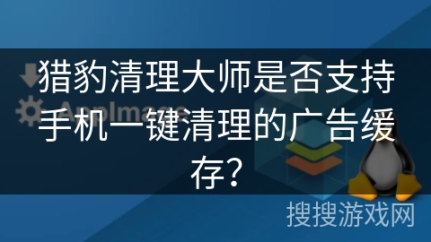 猎豹清理大师是否支持手机一键清理的广告缓存？