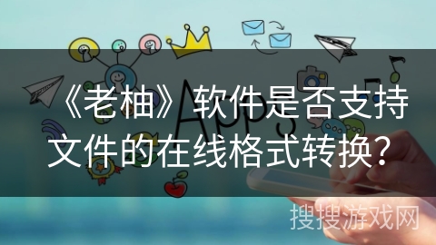 《老柚》软件是否支持文件的在线格式转换？