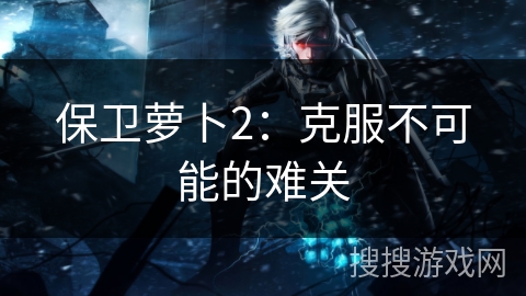 保卫萝卜2：克服不可能的难关