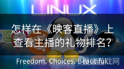 怎样在《映客直播》上查看主播的礼物排名？