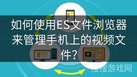 如何使用ES文件浏览器来管理手机上的视频文件？