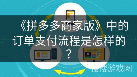 《拼多多商家版》中的订单支付流程是怎样的？
