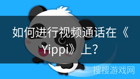如何进行视频通话在《Yippi》上？