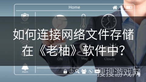 如何连接网络文件存储在《老柚》软件中？