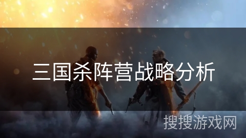 三国杀阵营战略分析