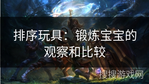排序玩具：锻炼宝宝的观察和比较