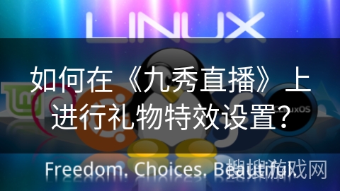 如何在《九秀直播》上进行礼物特效设置？